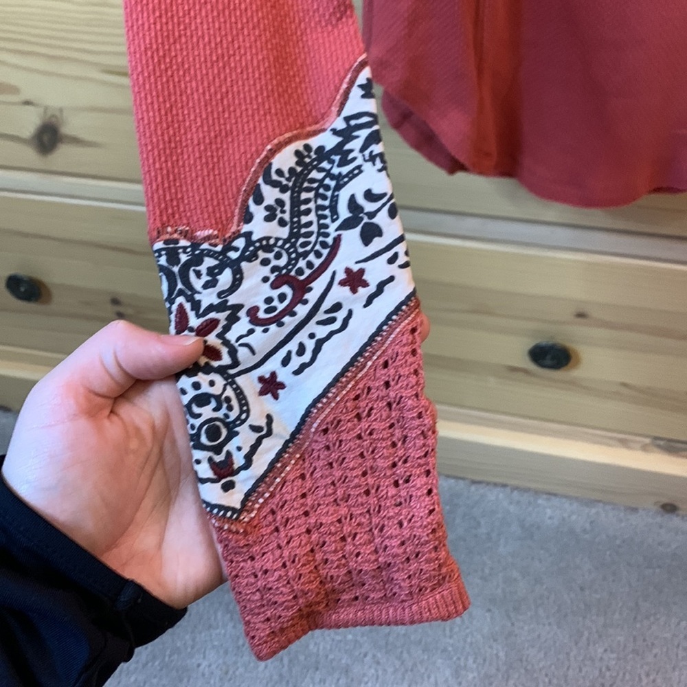 Free People Bandana Cuff Top Size Medium - Picture 5 of 9
